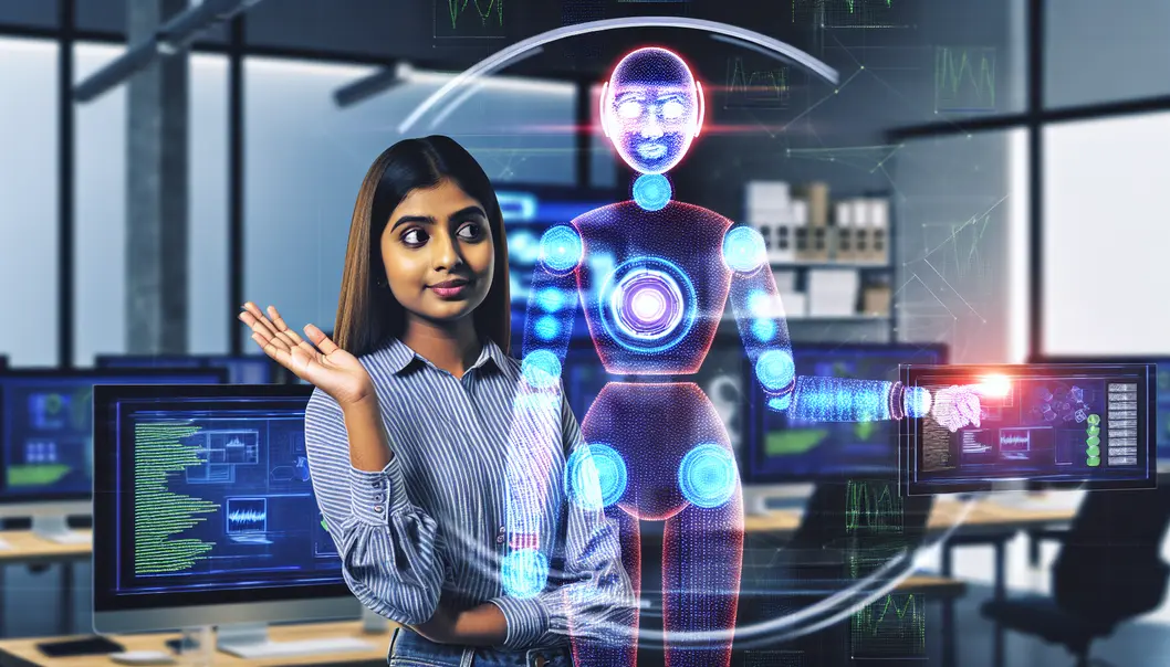 AI agents automating routine tasks in a startup environment.