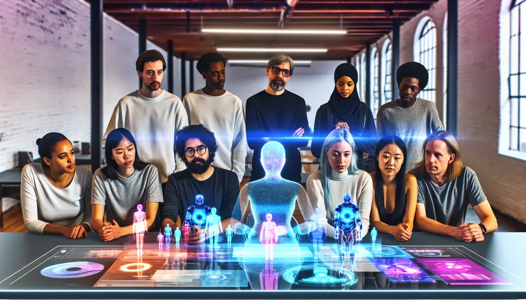 Startup founders utilizing AI agents for strategic decision-making.