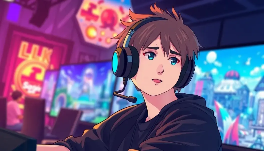 The synthesis of anime worlds and esports gameplay.