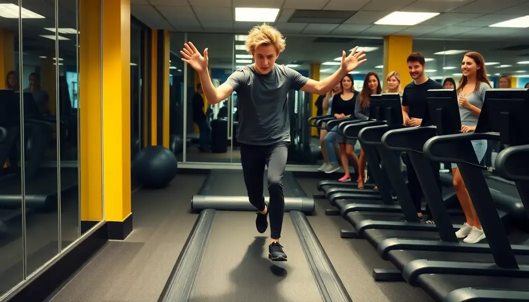 A gym enthusiast attaches plants for that extra ‘photosynthesis pump’.